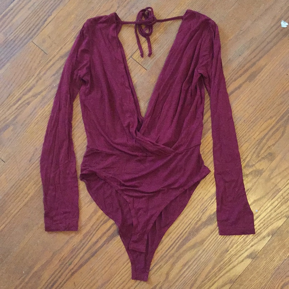 Maroon Bodysuit